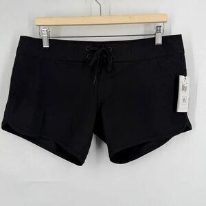Rip Curl Black Classic Surf Drawstring Stretch Board Shorts Size Medium NWT
